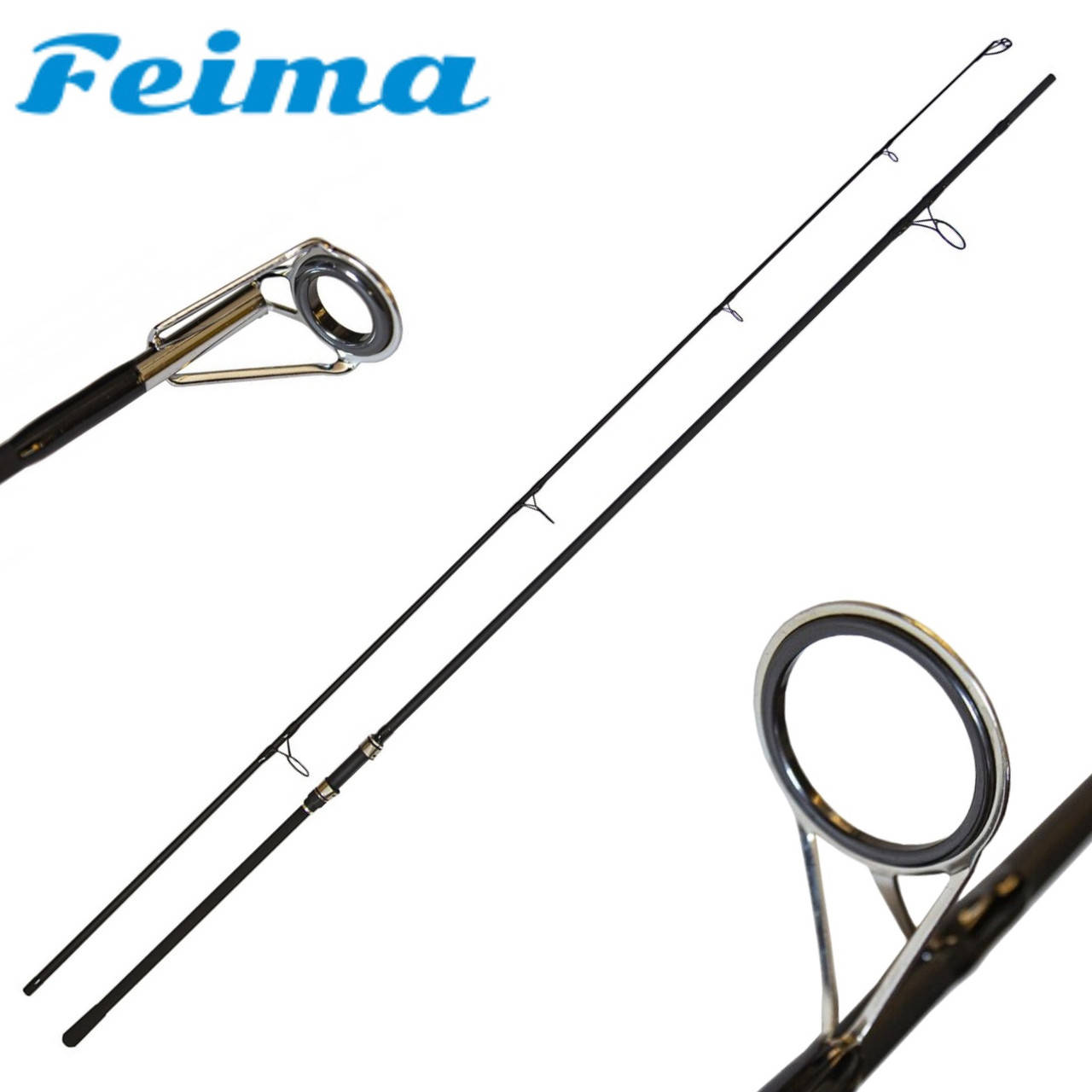 

Удилище сподовое карповое Feima FOS13 3.9 m / 4.5 lbs (двухсоставное), Черный