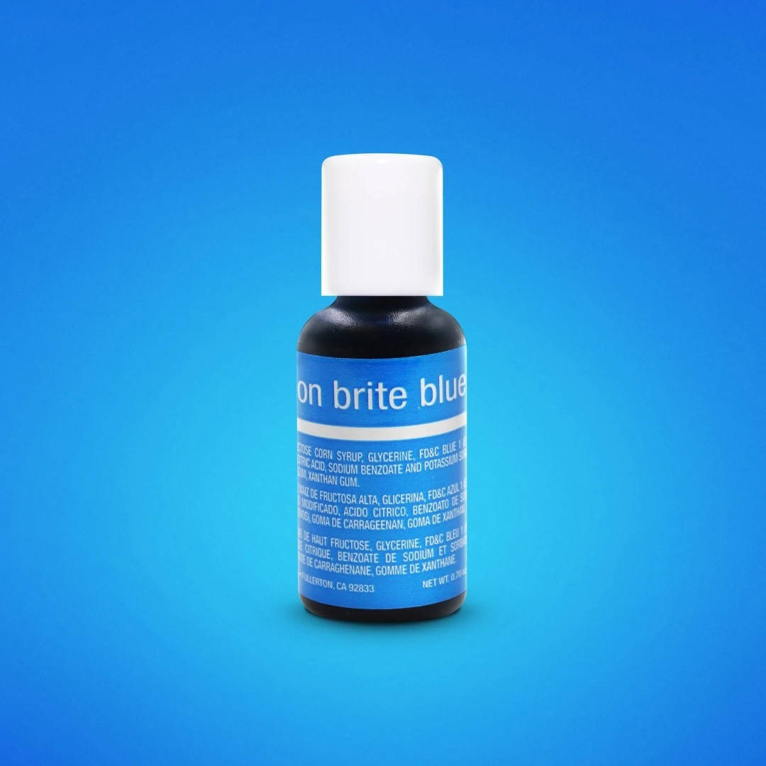 

Гелевый краситель Chefmaster Электрический синий ( Neon Brite Blue) 21 грамм