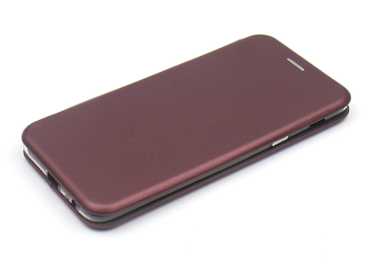 

Чехол книжка Level для Samsung Galaxy A6 Plus A605 Экокожа Бордовый