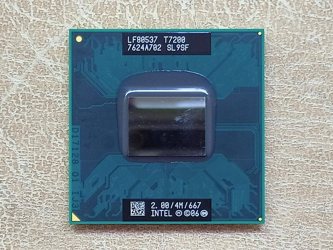 

Б/У Процессор Intel® Core™2 Duo T7200 (2,00 ГГц)
