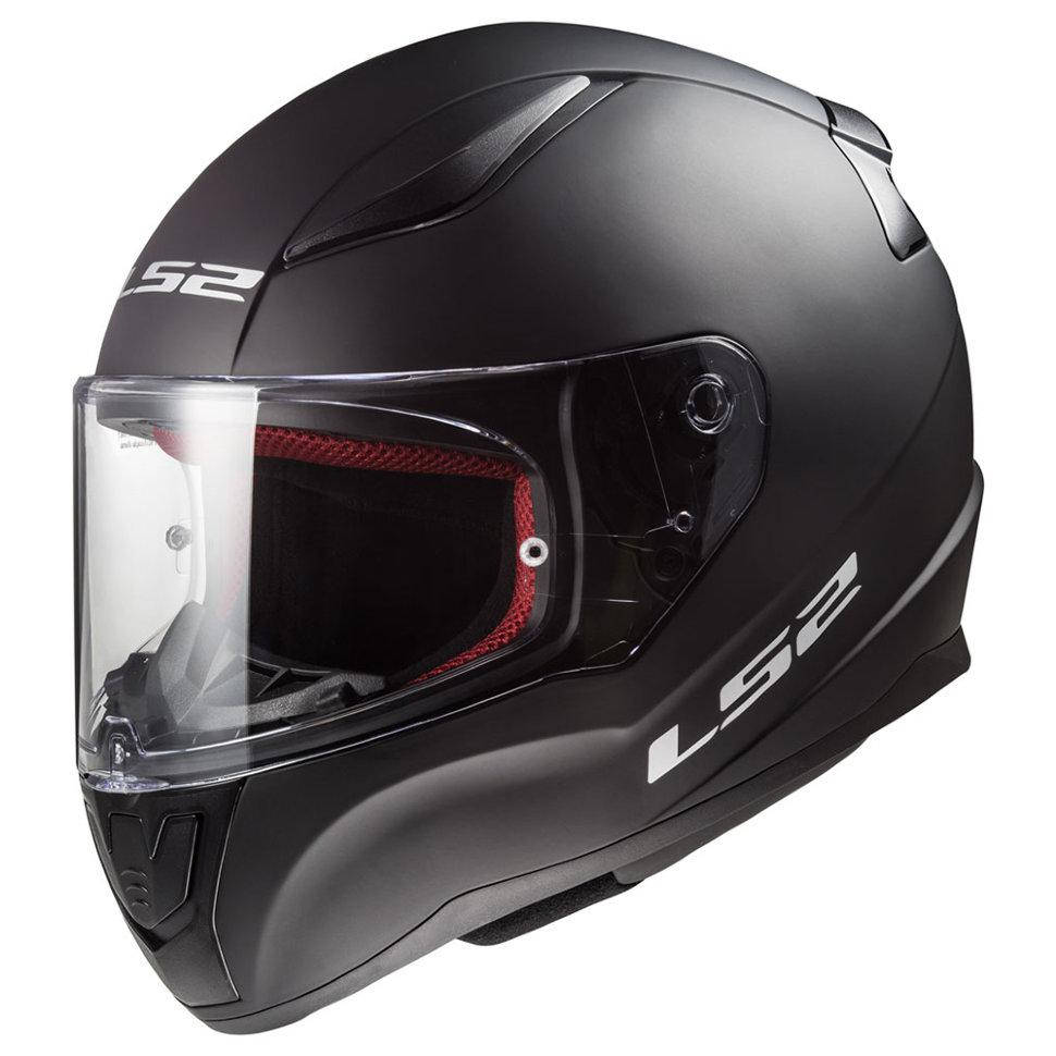 

Мотошлем LS2 FF353 Rapid Solid Matt BLACK, Черный