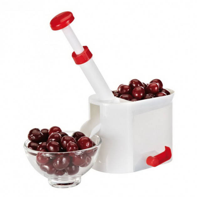 

Отделитель косточек из вишни, черешни, маслин и оливок Cherry Pitter | Прибор для удаления косточек из вишен -