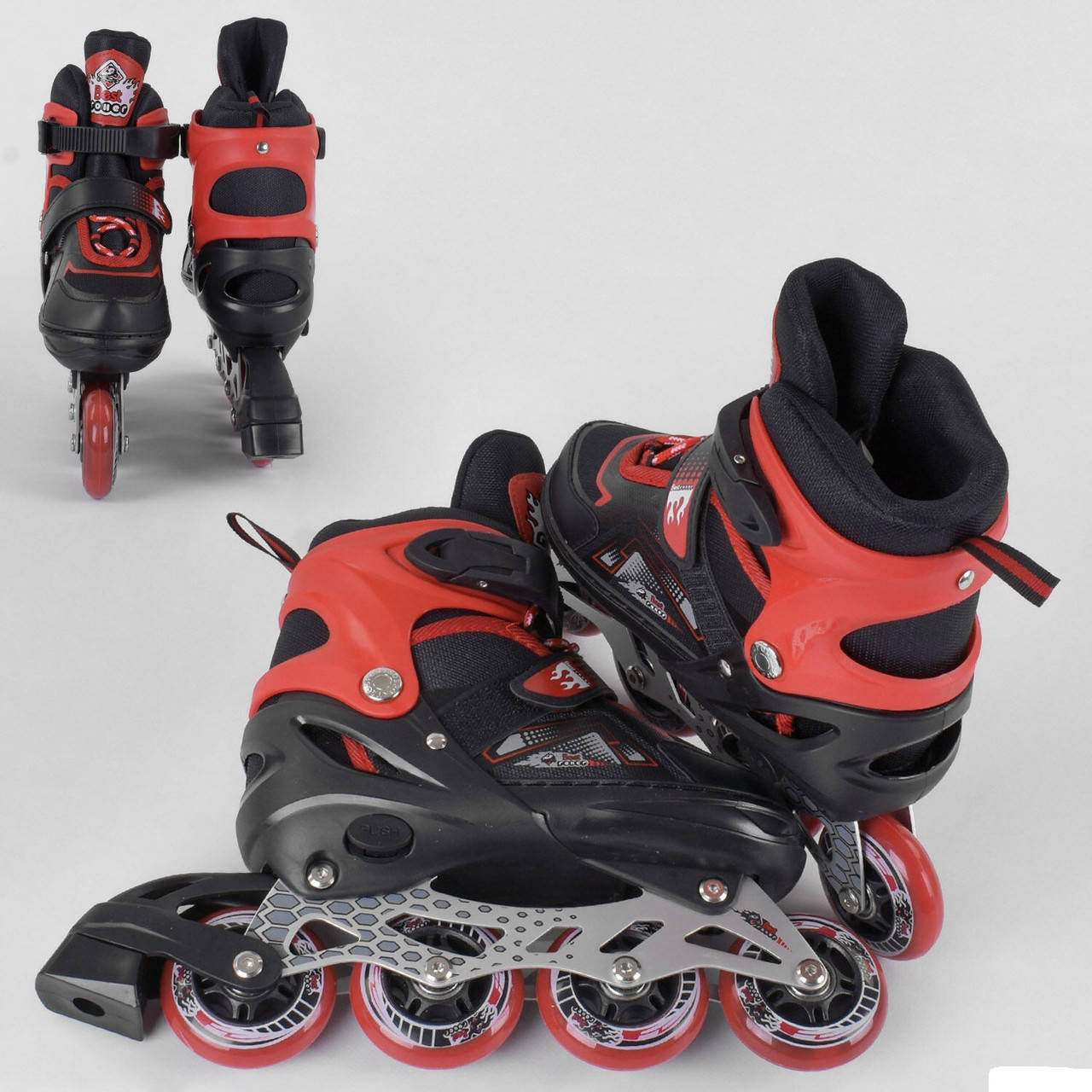 

Ролики 3209-L Best Roller /размер 38-42/ цвет – КРАСНЫЙ