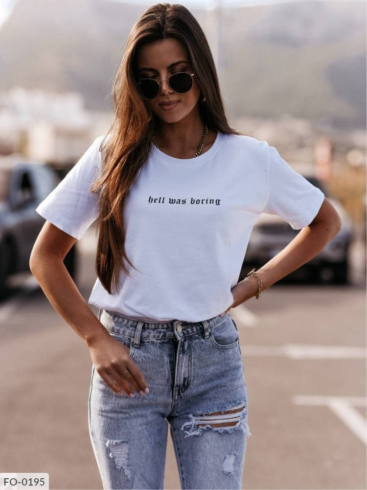 

Футболка женская мод. 162 (42-46) "LUCY" недорого от прямого поставщика