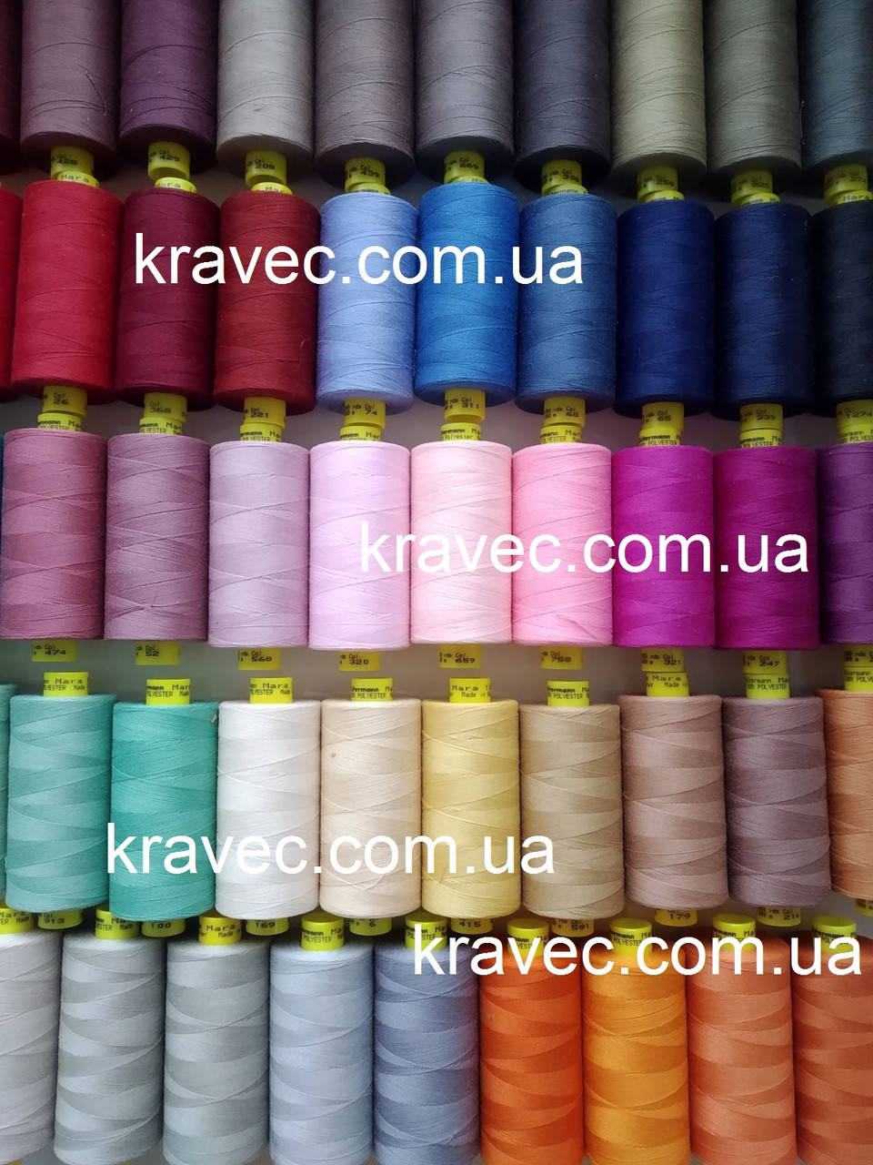 

Нитки Gutermann Mara 100/1000м, Разные цвета