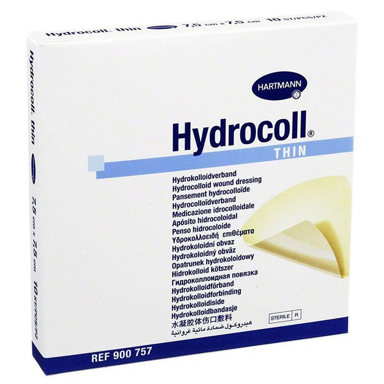 

Hydrocoll Thin / Гидрокол Тонкий 5x5см - гидроколоидная поглощающая повязка стерильная 1шт