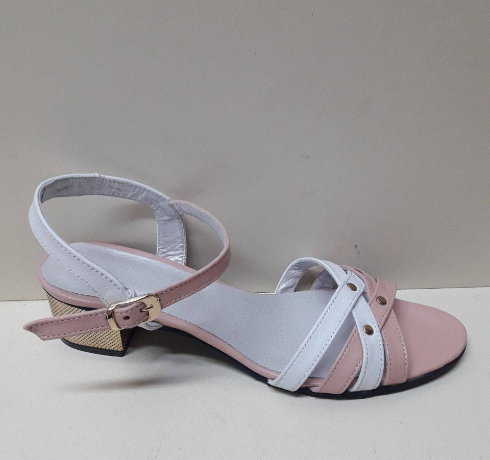 

STTOPA Размеры 36-43. Босоножки больших размеров кожаные. С2-24-3643-45 Розовые Белые 41