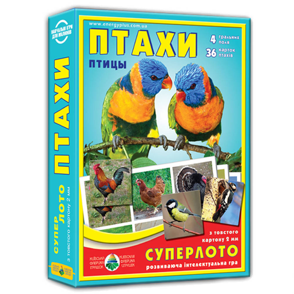 

Суперлото ПТИЦЫ Киевская фабрика игрушек