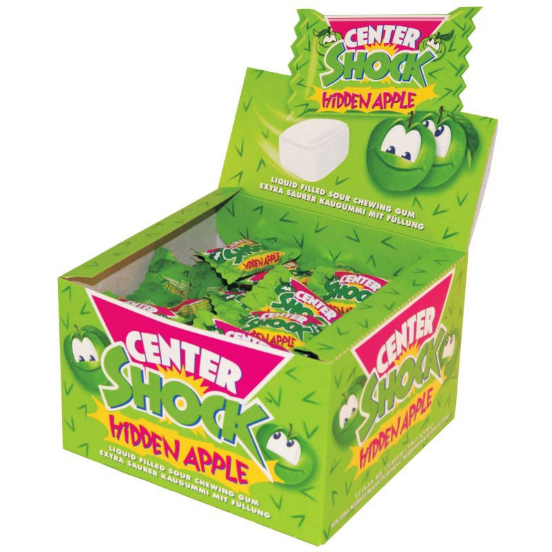

Жвачки Center Shock Hidden Apple 400g