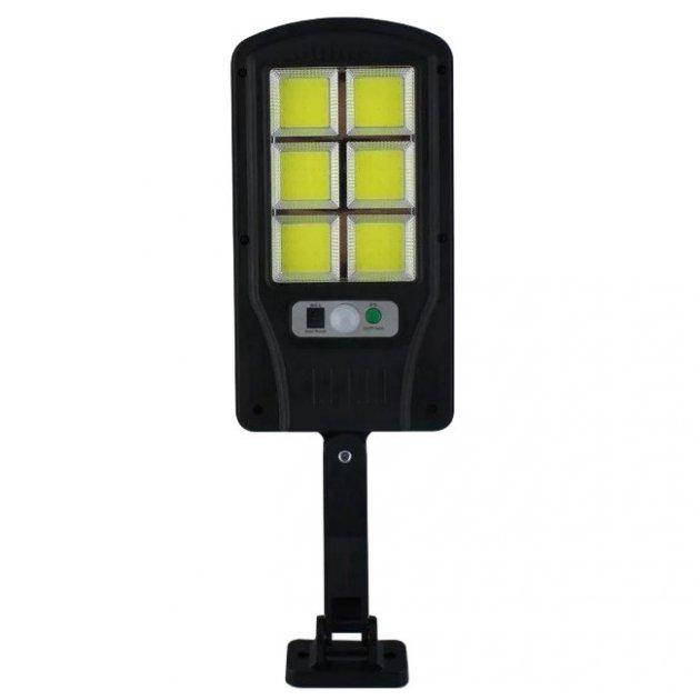 

Фонарь уличный подвесной с датчиком движения Solar light BL BK-120-6COB на солнечной батарее 2400 mAh Черный