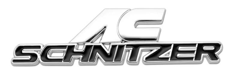 

Эмблема кузова BMW Schnitzer чёрная 3.7x13.6см