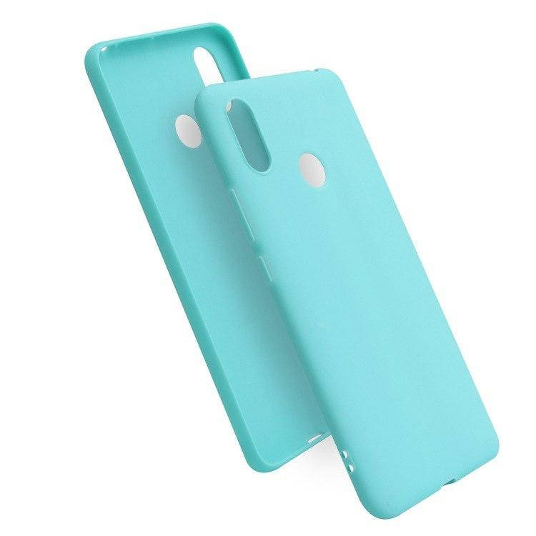 

Матовый чехол OneShot Huawei P Smart Plus (силиконовая накладка) (Хуавей П Р Смарт Плюс), Бирюзовый