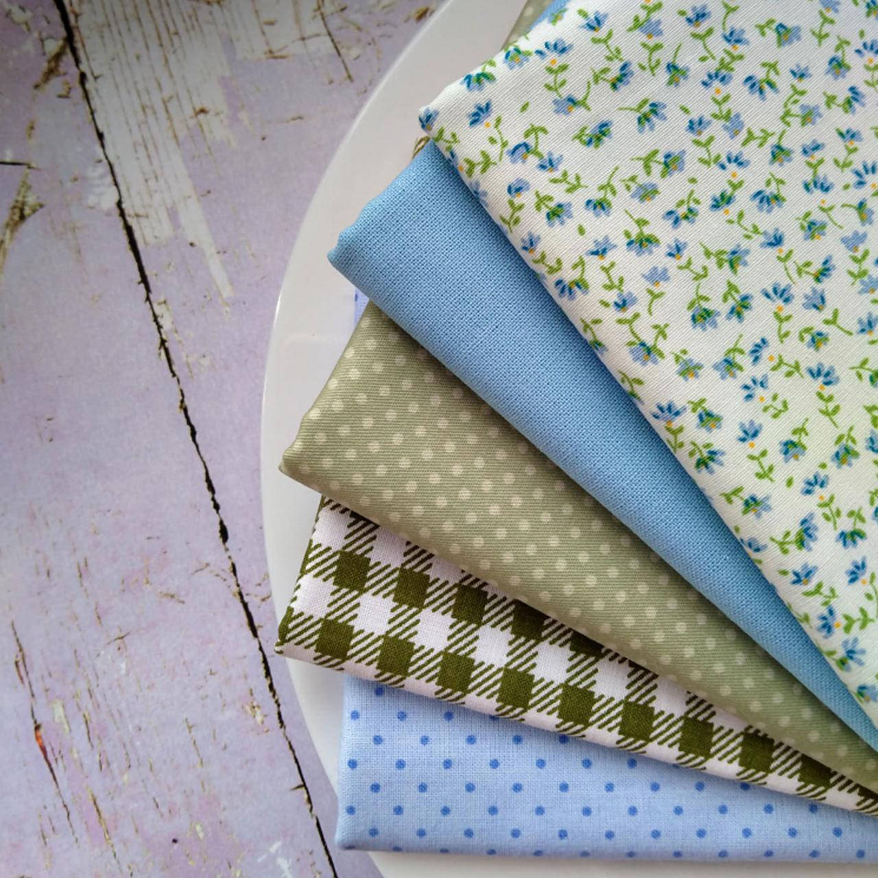 

Набор ткани для рукоделия из 5шт.