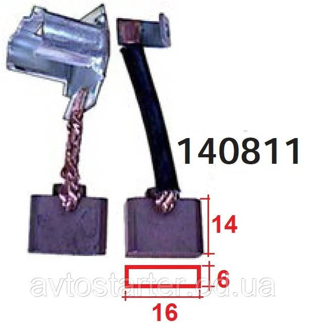 

Щетки для стартера Remy (Delco) HYSTER YALE Forklift