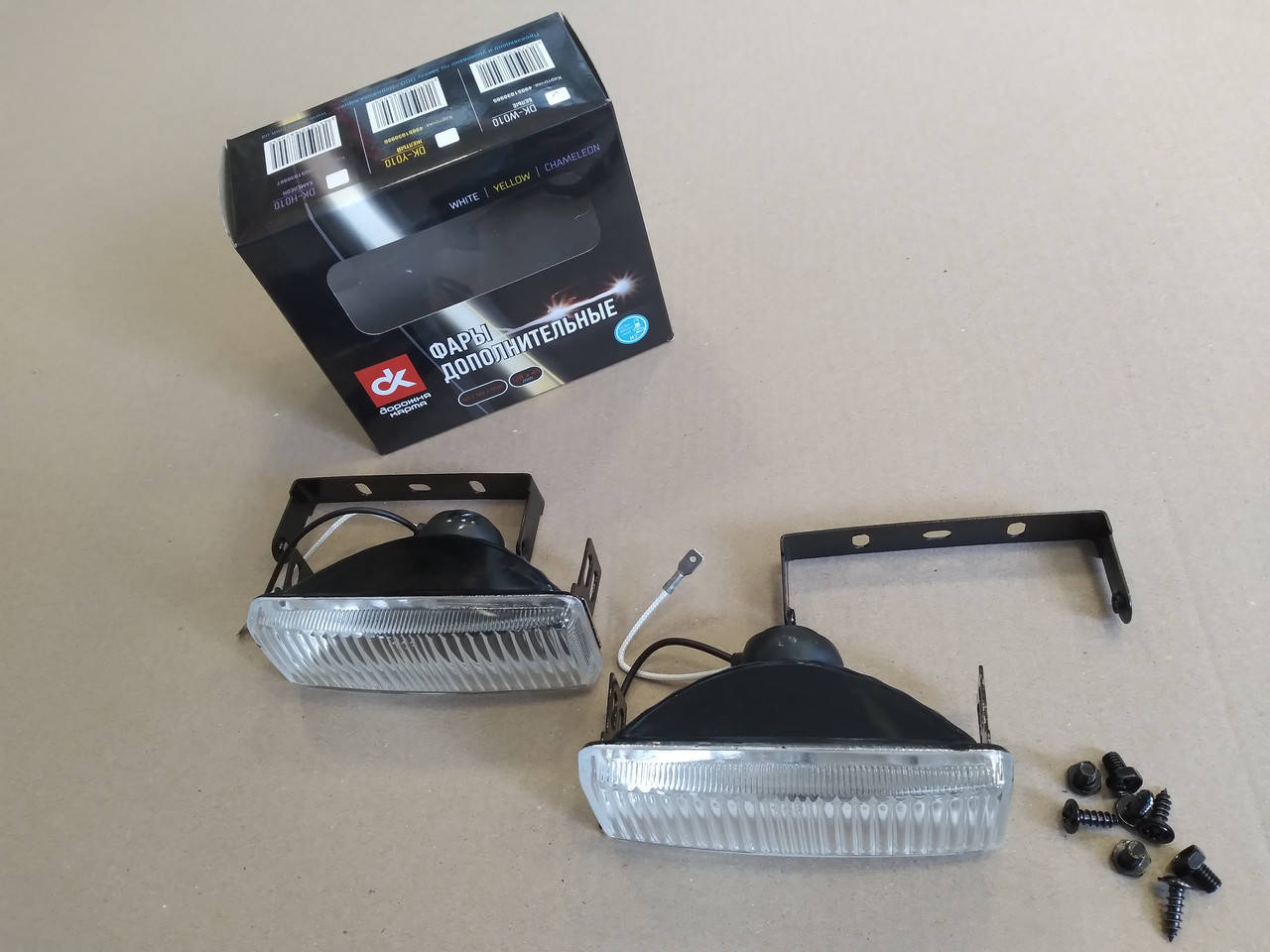 

Фары дополнительные хамелион, H3/12V/55W,128*45mm (цена указана за 2 шт.) DK-H010