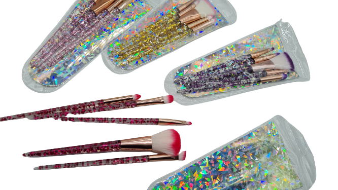 

Набор кисточек для макияжа русалка 4 шт, цвета в ассортименте