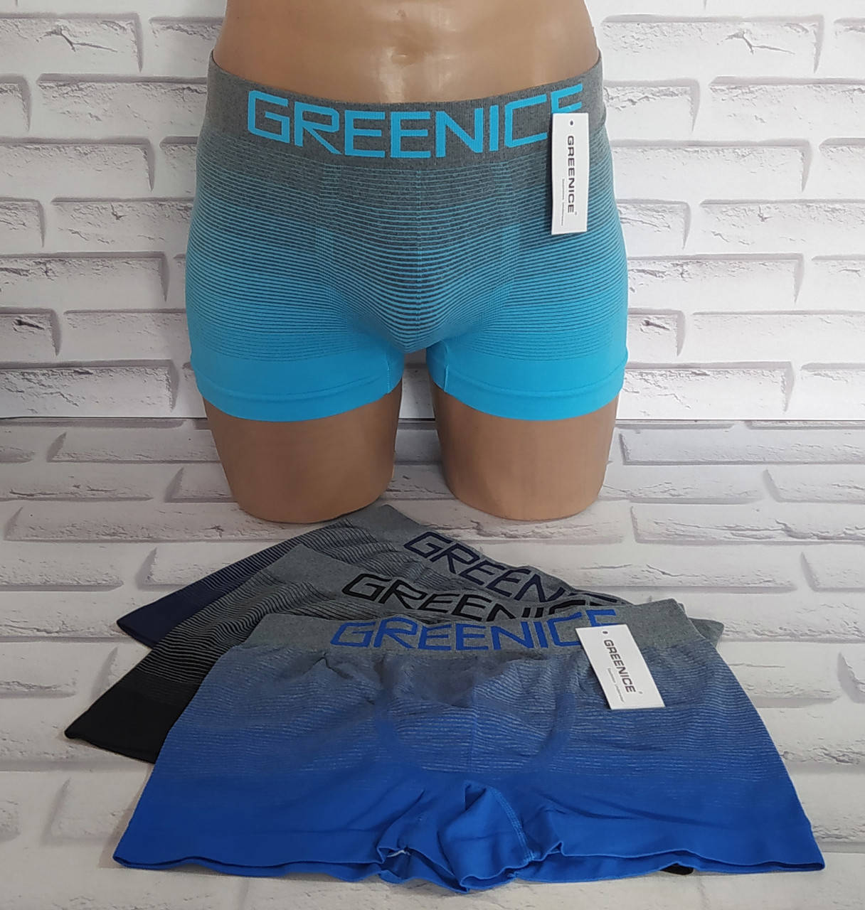 

Трусы мужские бесшовные Greenice M\L 48-50 р. 4585, Разные цвета