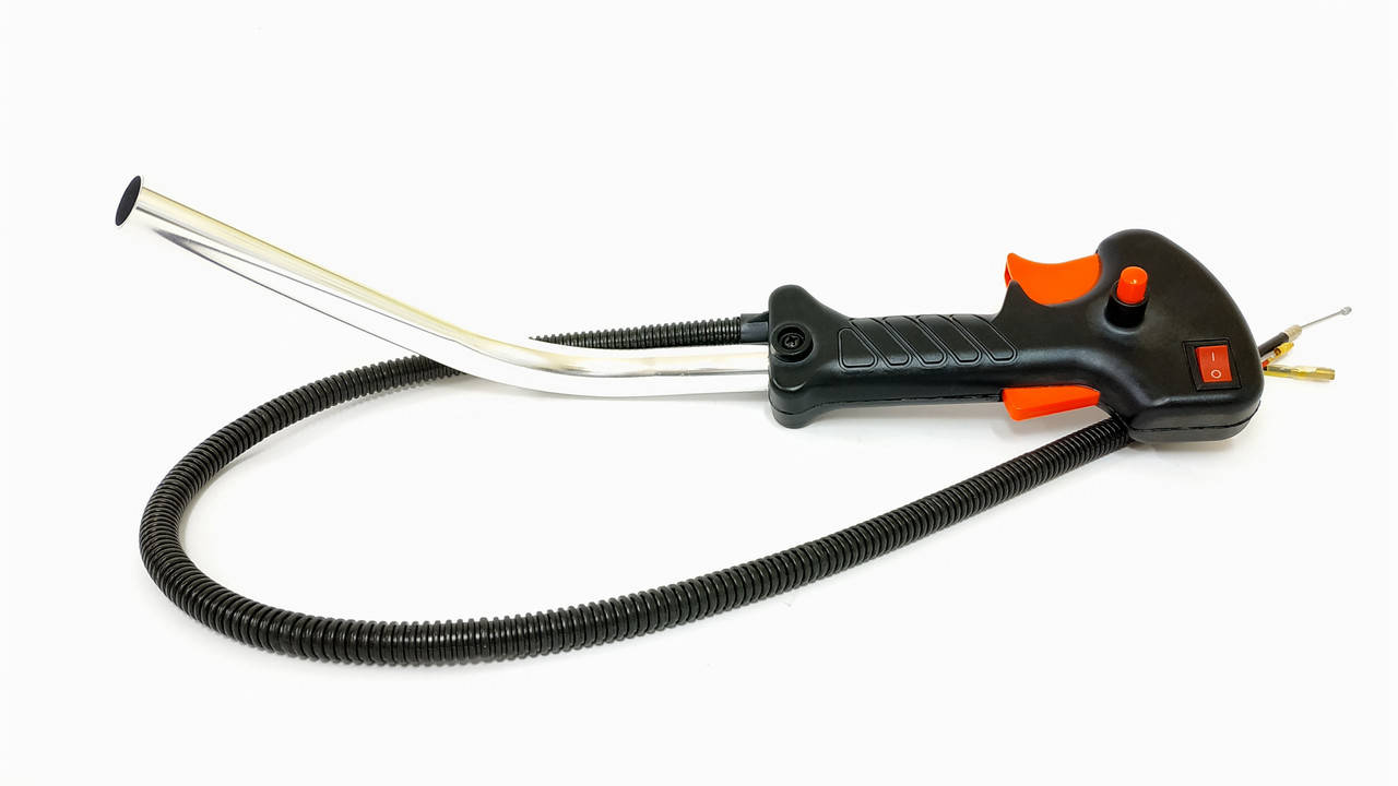 

Ручка газа широкий курок бензокосы