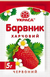 

Краситель сухой красный