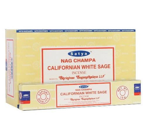 

Благовония Калифорнийский белый шалфей Сатья 15 г (Californian White Sage Satya)