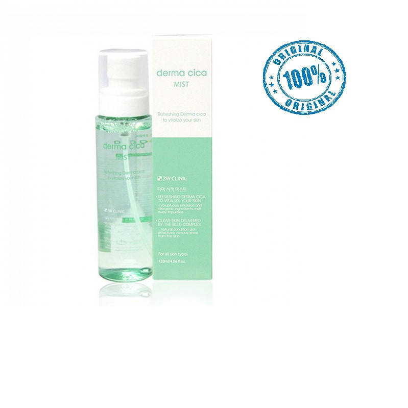 

Мист для лица увлажнение и успокоение , 3W CLINIC Derma cica mist, 120мл