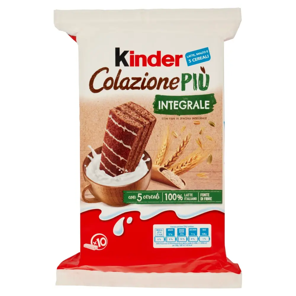

Бисквит Kinder Colazione piu Integrale 10s 290 g