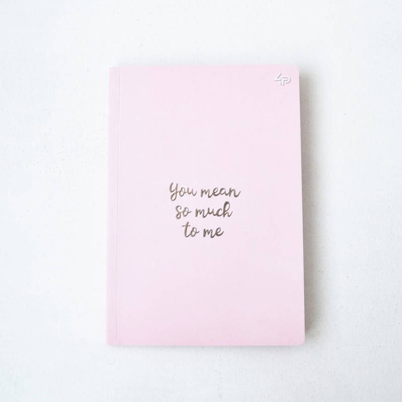 

Блокнот A5 Profiplan TITLE NOTE pink без лініювання 64арк, рожевий папір
