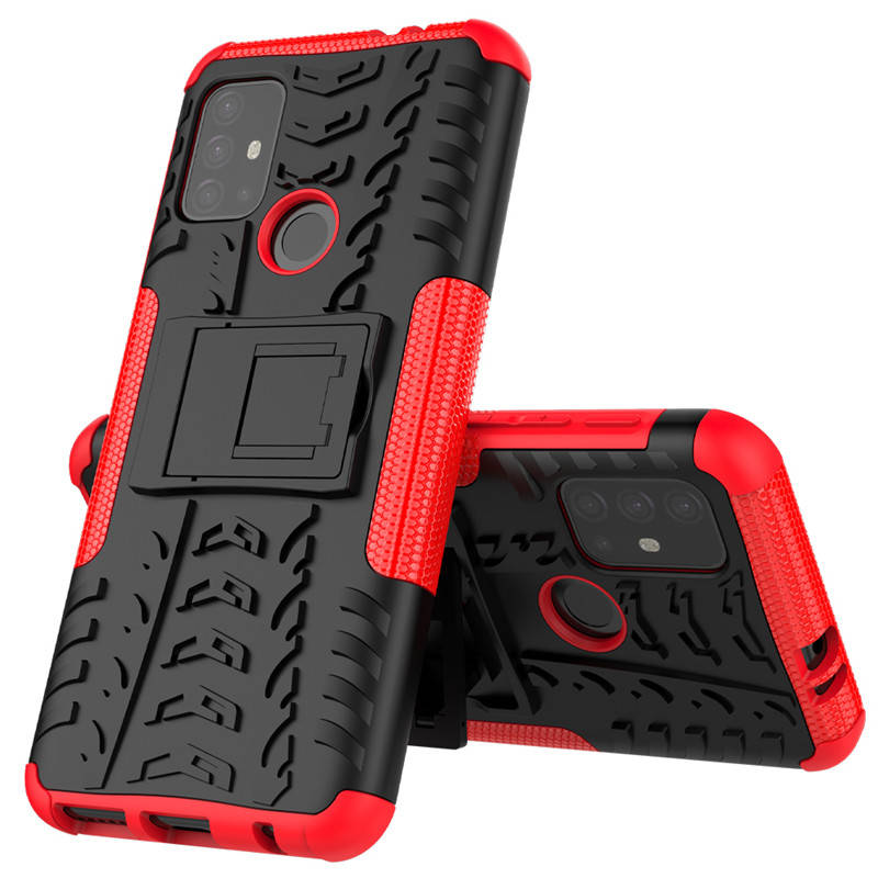 

PC + TPU чехол Armor на Motorola Moto G10 / Moto G30 (8 цветов) красный