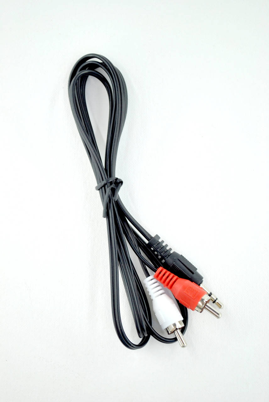 

Кабель 3.5mm папа/2RCA папа 1.2m черный