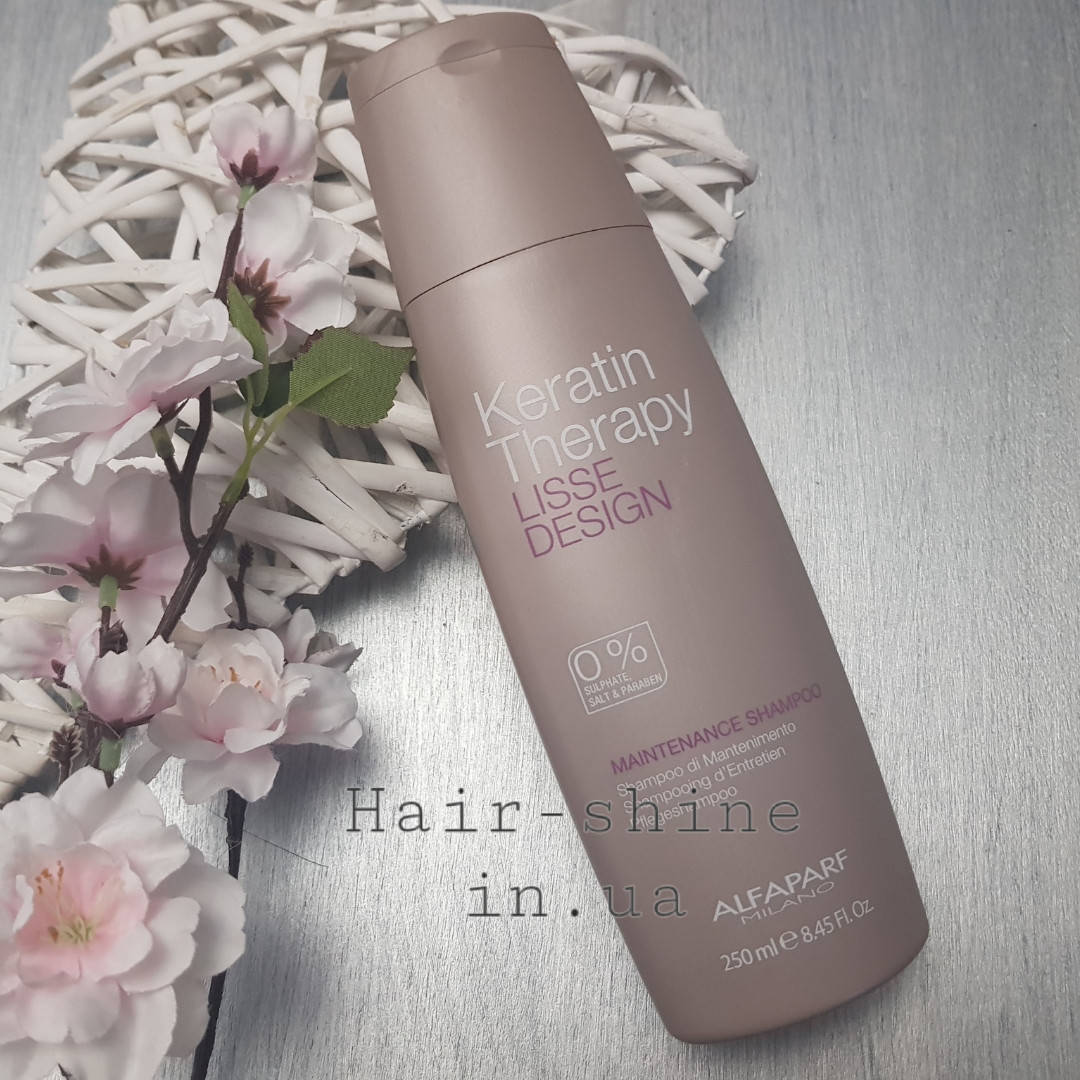 

Кератиновый шампунь Alfaparf Lisse Design Keratin Therapy Maintenance Shampoo 250 ml