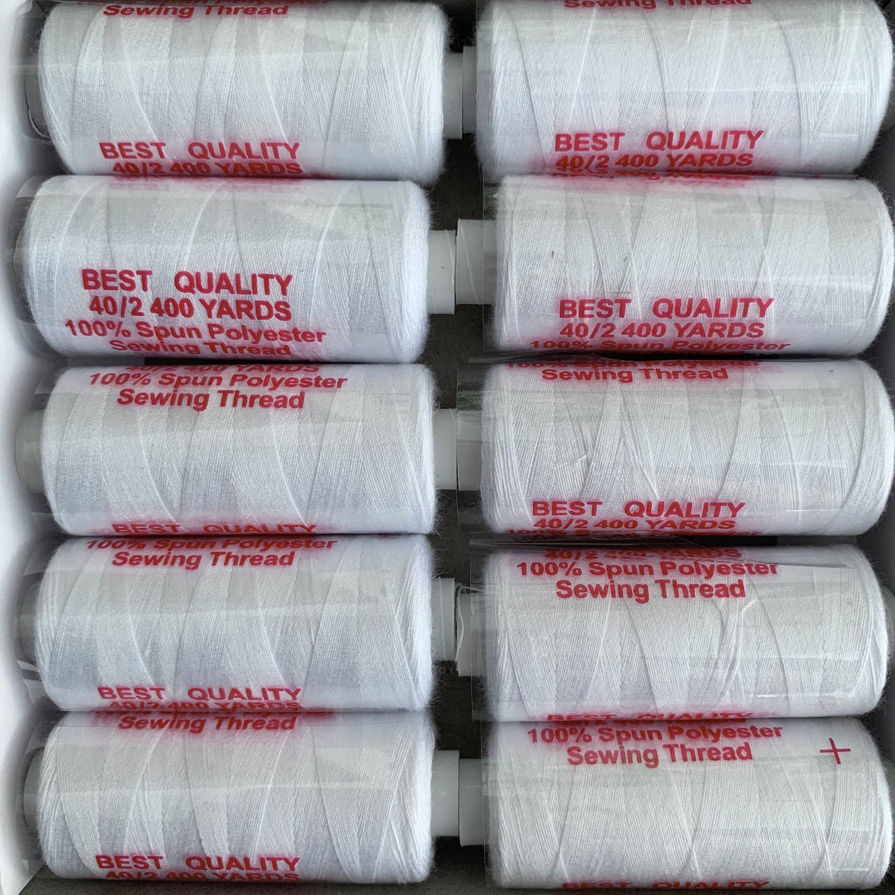 

Нитки швейные 40/2 (400Y) белые, Белый