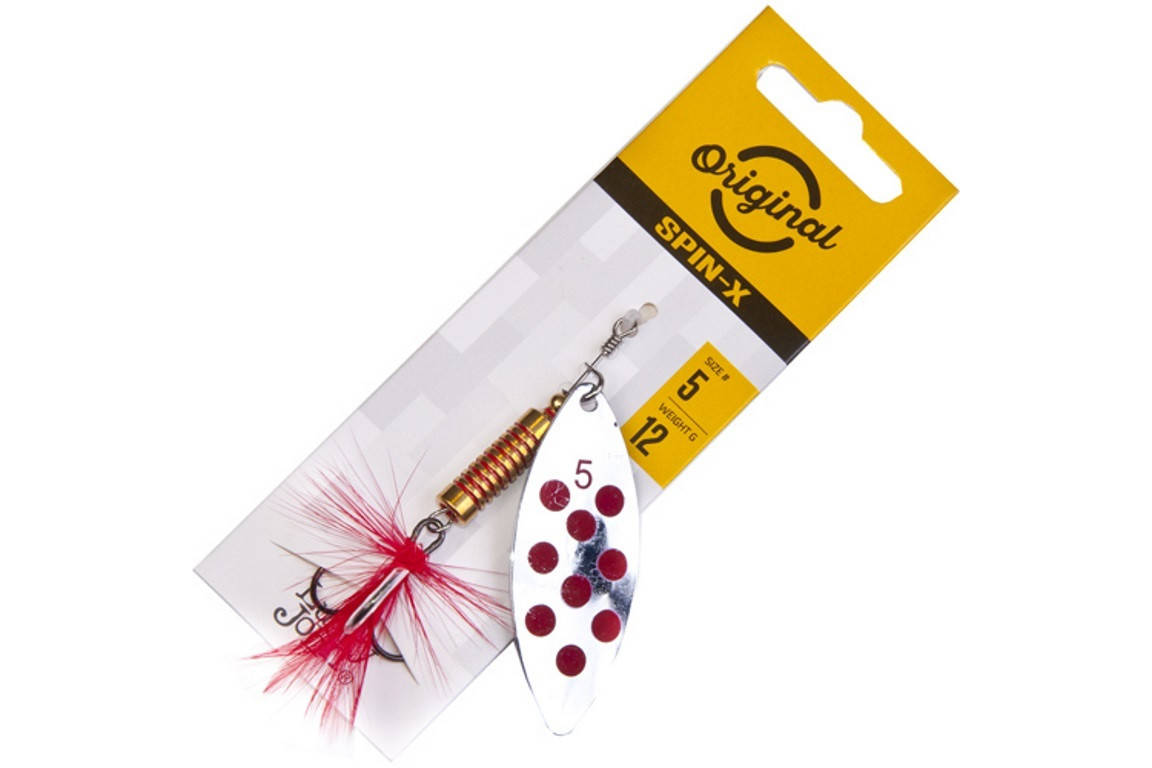 

Блесна Lucky John Spin-X Long №5 12.0г, цвет SR