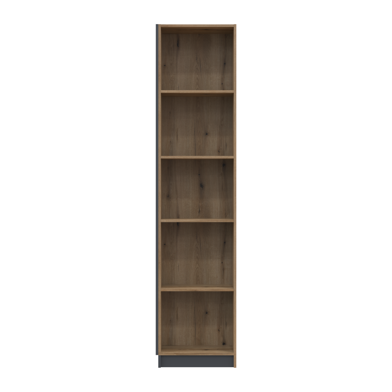 Етажерка до шаф Doros Дейл Графіт/Дуб Евок 52х28х220 (41516119) 3