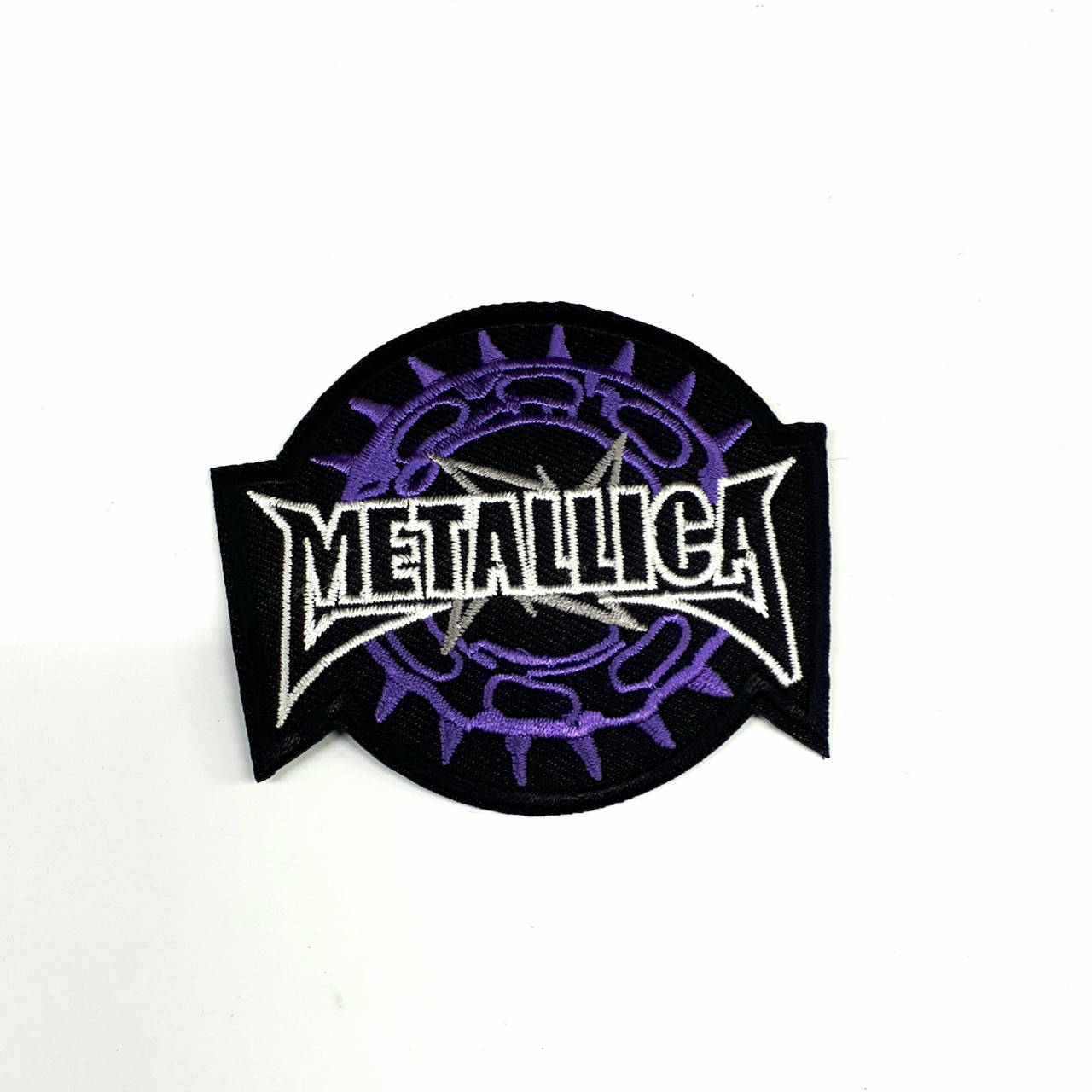 

Нашивка термо с вышивкой "Metallica", Черный