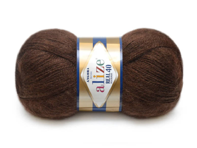 

Alize Angora Real 40, Коричневый №201