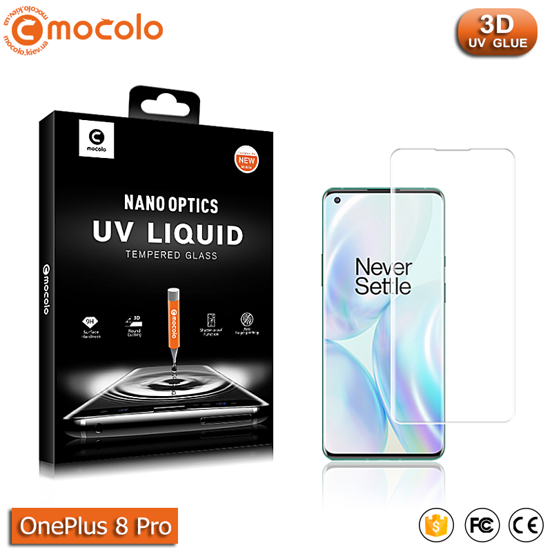 

Защитное стекло Mocolo OnePlus 8 Pro Nano Optics UV Liquid Tempered Glass 3D (Clear)