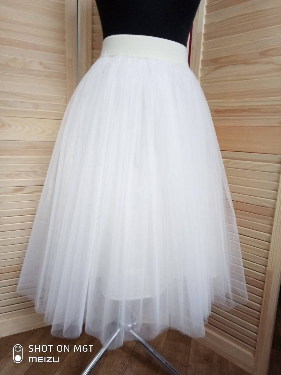 

Пышные юбка из евросетки цвет белый
