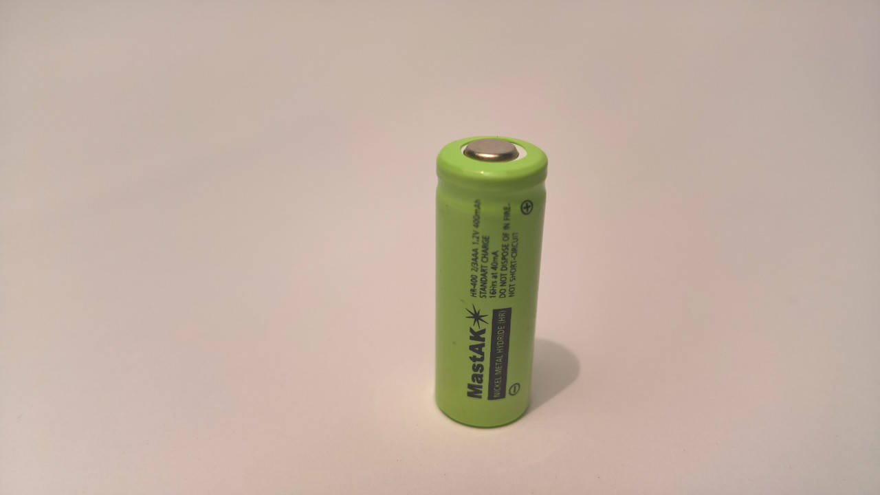 

Аккумулятор технический MastAK 2/3AAA 1,2V 400mAh (Ni-Mh)