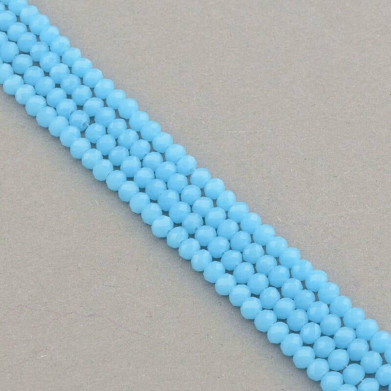 

046039 Нитка Чешский хрусталь 44 см. 4 мм. 140шт.