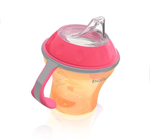 

Поильник-непроливайка с мягким носиком тм Babyono (180 мл)