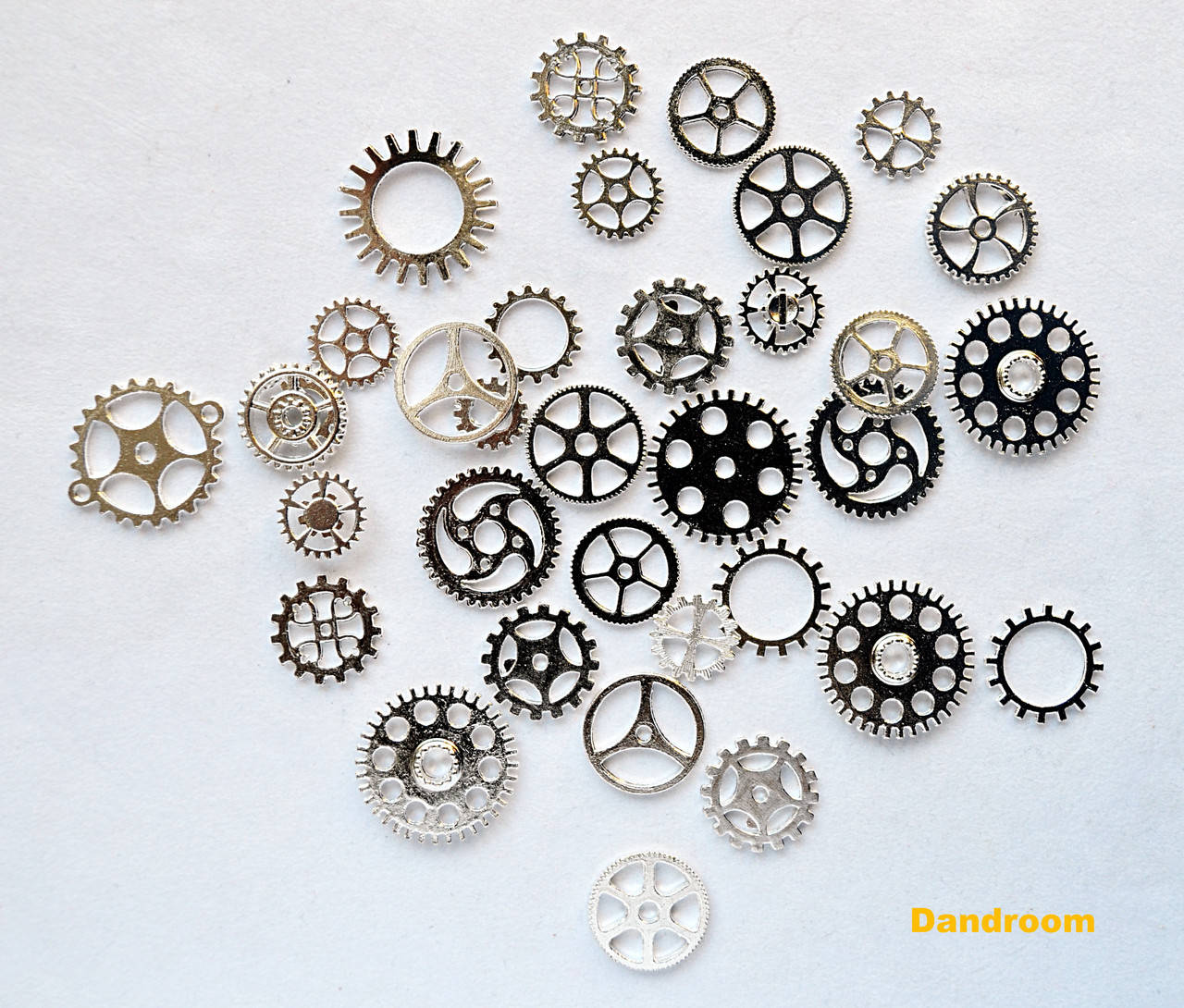 

Набор металлических шестеренок, Серебро, 50 г