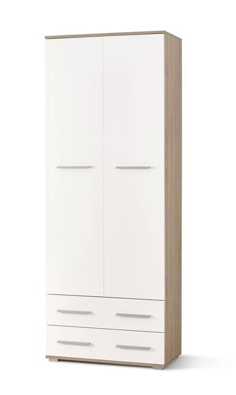 

Шкаф LIMA REG2 белый/дуб сонома (77х40) (Halmar)