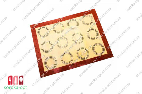 

АРМИРОВАННЫЙ СИЛИКОНОВЫЙ КОВРИК ДЛЯ ВЫПЕЧКИ С РАЗМЕТКОЙ 40*30 СМ