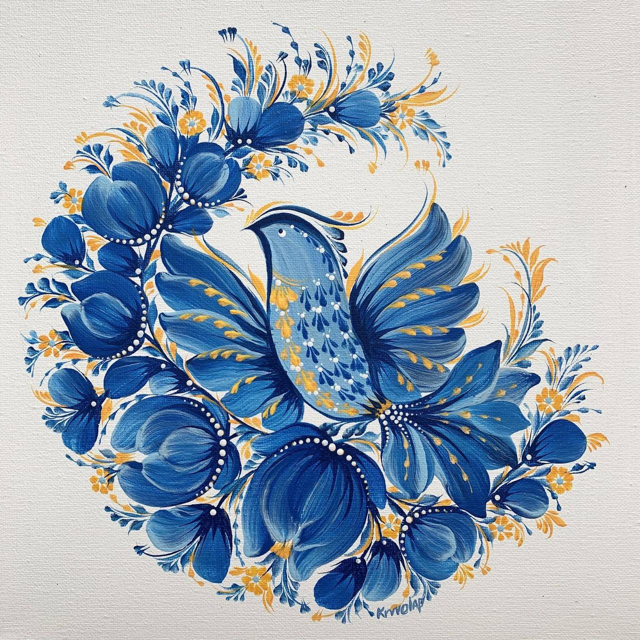 

Картина по номерам ,"Голос надії" - набір для розпису за номерами, набір для творчості