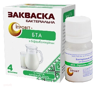 

Закваска БТА с бифидобактериями Ипровит