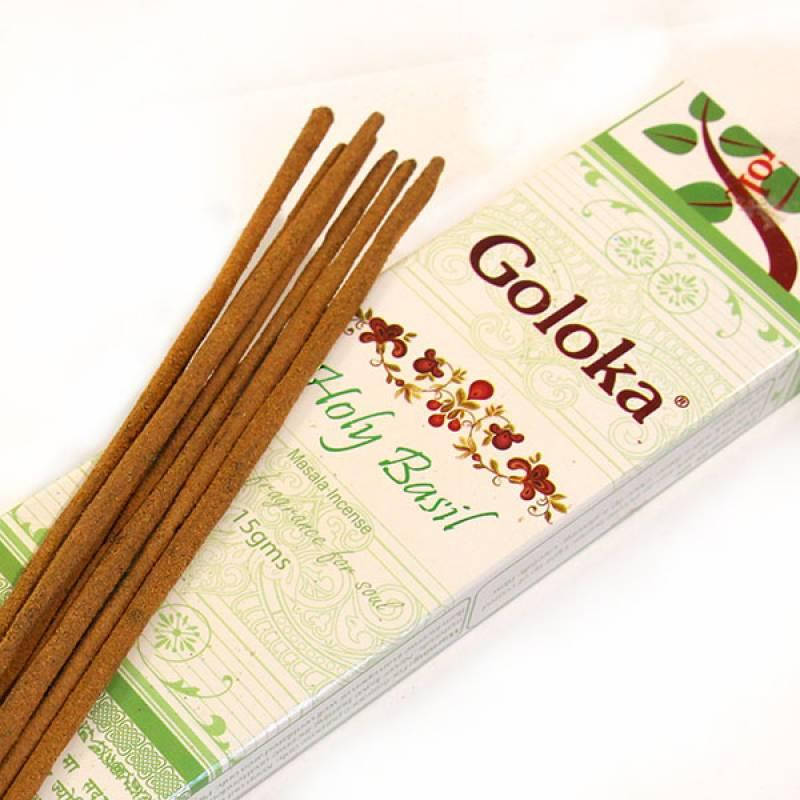 

Благовония Goloka Holy Basil, Святой Базилик (Туласи), 15 грамм
