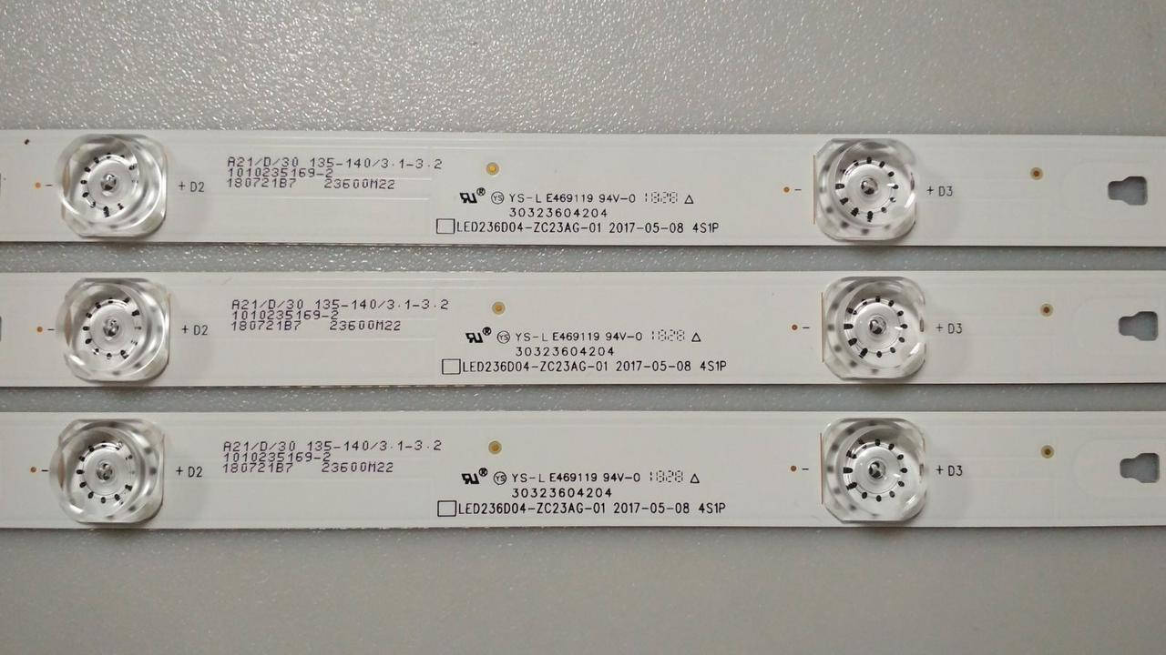 

Светодиодная подсветка LED236D04-ZC23AG-01 к телевизору KIVI