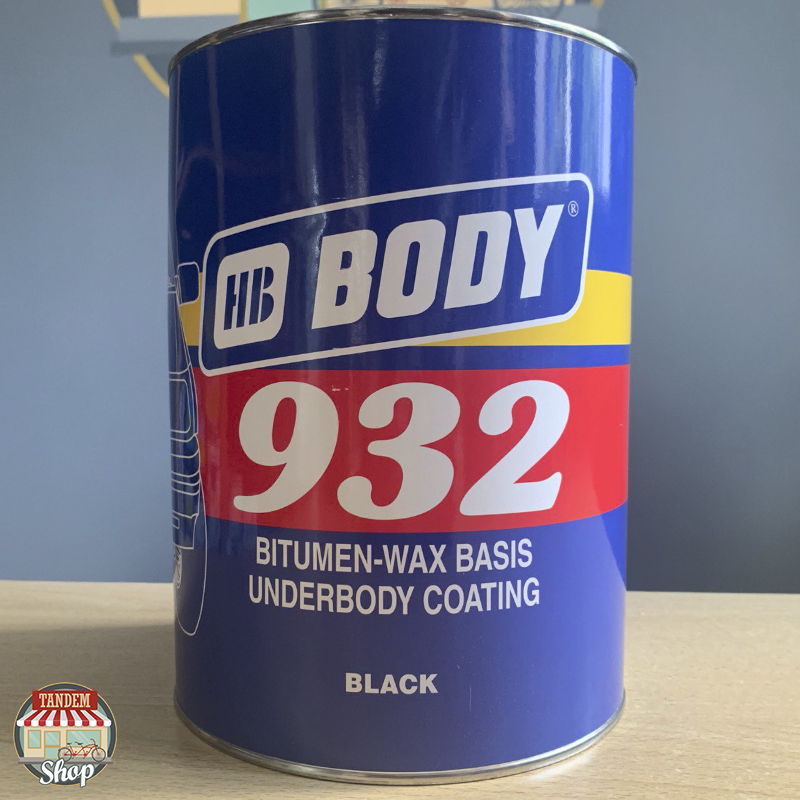 

Антикоррозийная битумно-восковая мастика HB BODY 932, 4 кг Черный