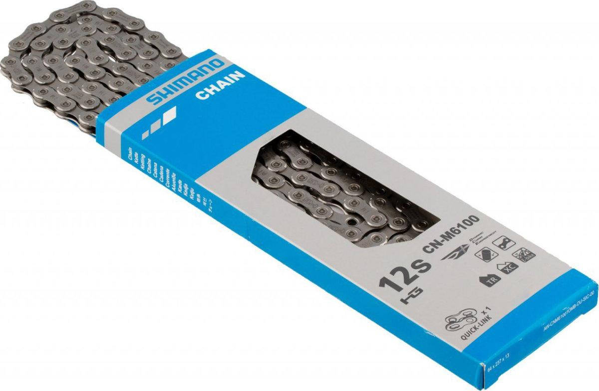 

Цепь SHIMANO Deore CN-M6100 138 звеньев 12-скор замок Quick-Link