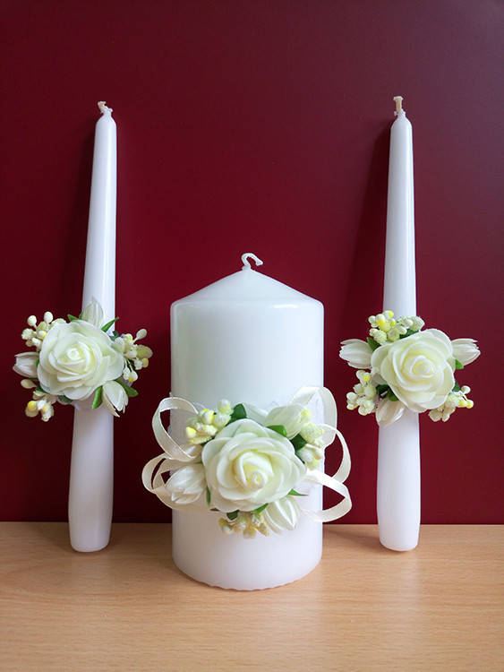 

Свадебные свечи ручной работы Семейный очаг